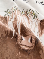 Neutral Hamish The Highland Cow 100% Cotton Short Sleeve Pyjamas - Image 10 of 10