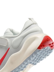 Nike White Picante Red Junior Revolution 7 Trainers - Image 10 of 10