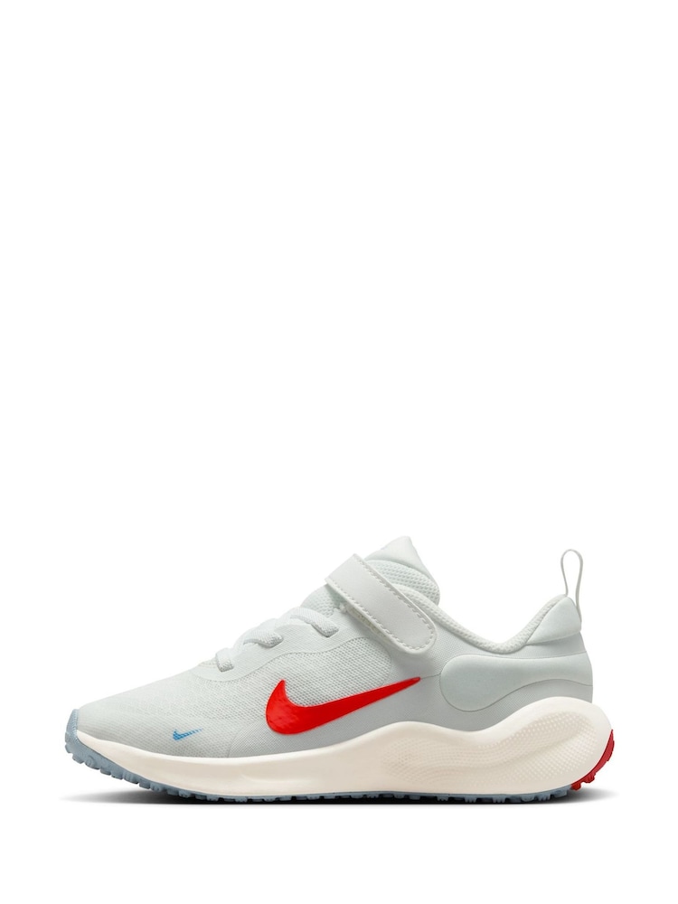 Blanc Picante Rouge - Nike Junior Revolution 7 Baskets - Image 4 of 10