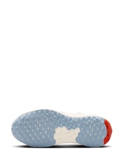 Nike White Picante Red Junior Revolution 7 Trainers - Image 8 of 10