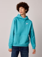 Nike Cactus Blue Club Fleece Pullover Hoodie - Image 1 of 4