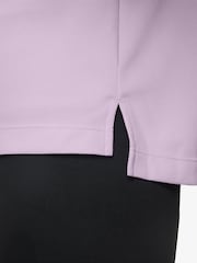 Nike Doll Lilac Dri-FIT Long Sleeve Half Zip Top - Image 3 of 3
