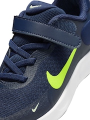 Nike Navy Blue Volt Junior Revolution 7 Trainers - Image 10 of 10