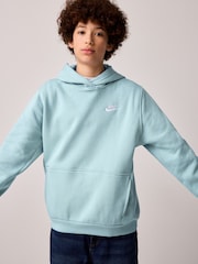 Glacier Blue - Худи из флиса Nike Club - Изображение 1 из 3