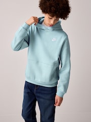 Glacier Blue - Худи из флиса Nike Club - Изображение 2 из 3