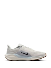 Nike White/Lemon Pegasus 41 Road Running Trainers - Image 3 of 10