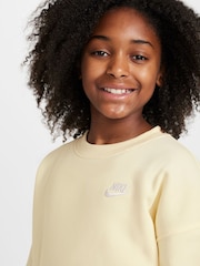 Crema de coco - Sudadera extragrande polar de Nike Club - Imagen 3 de 3