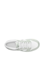 Nike White/Silver Grey Youth Dunk Low Trainers - Image 3 of 4