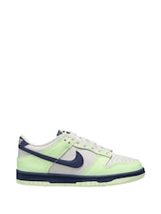 Nike Black Grey Volt Youth Dunk Low Trainers - Image 1 of 4