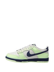 Nike Black Grey Volt Youth Dunk Low Trainers - Image 2 of 4