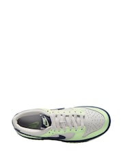 Nike Black Grey Volt Youth Dunk Low Trainers - Image 3 of 4