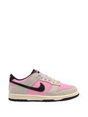 Nike Pink Rise and Natural Youth Dunk Low Trainers - Image 1 of 4