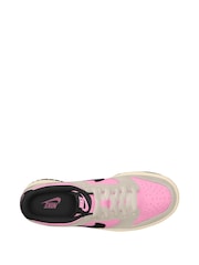 Nike Pink Rise and Natural Youth Dunk Low Trainers - Image 3 of 4