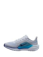 Nike Blue/White Pegasus 41 Road Running Trainers - Image 2 of 4