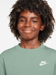 Nike Steam Green Club Fleece Sweatshirt - Image 3 of 3