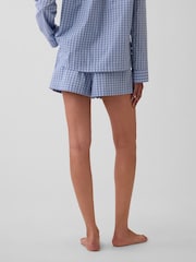 Blau - Gap Poplin Pyjamas Boxer Shorts - Bild 2 von 5
