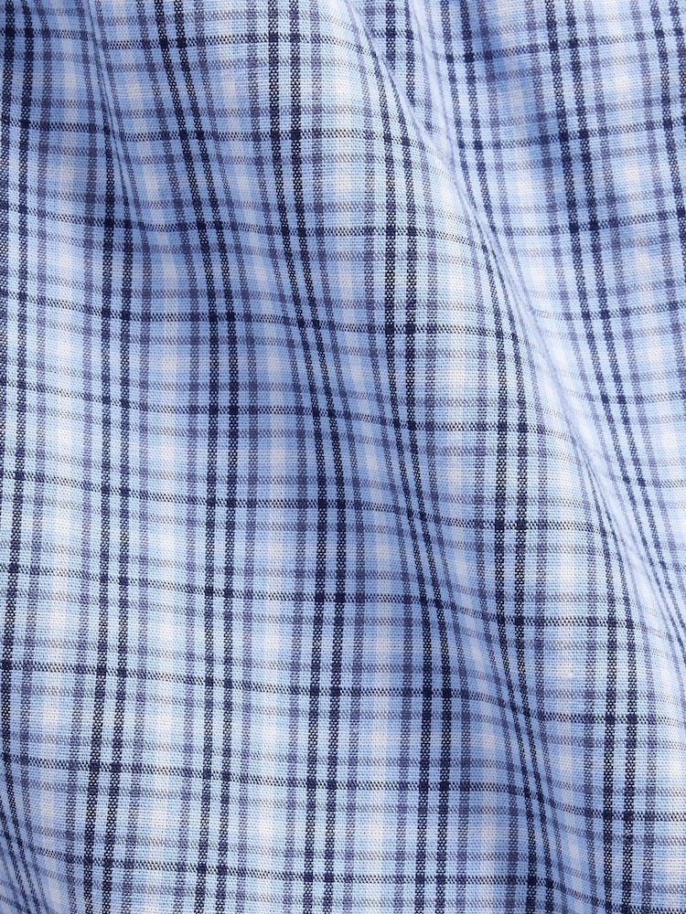 Blau - Gap Poplin Pyjamas Boxer Shorts - Bild 5 von 5