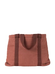 New Balance Brown Corduroy Tote Bag - Image 2 of 4