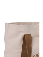 New Balance Brown 100% Cotton Classic Canvas Tote - Image 4 of 4