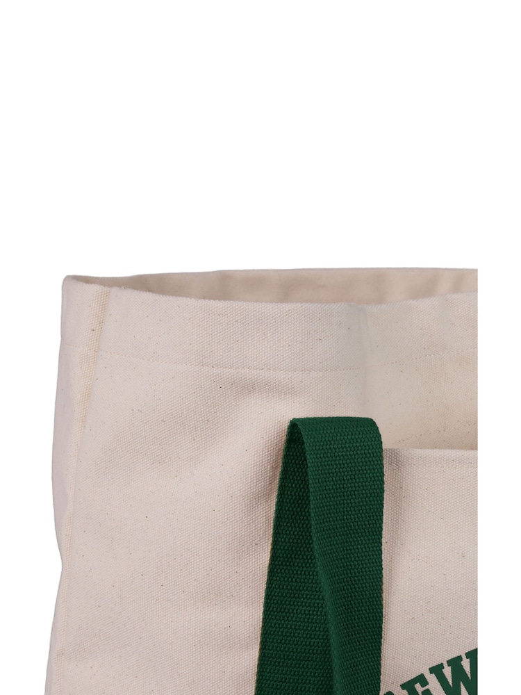 New Balance Green 100% Cotton Classic Canvas Tote - Image 4 of 4