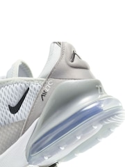 Nike Grey Silver Junior Air Max 270 Trainers - Image 10 of 10