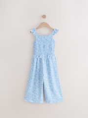Blue/White Floral Jumpsuit (3-16yrs) - Image 5 of 7