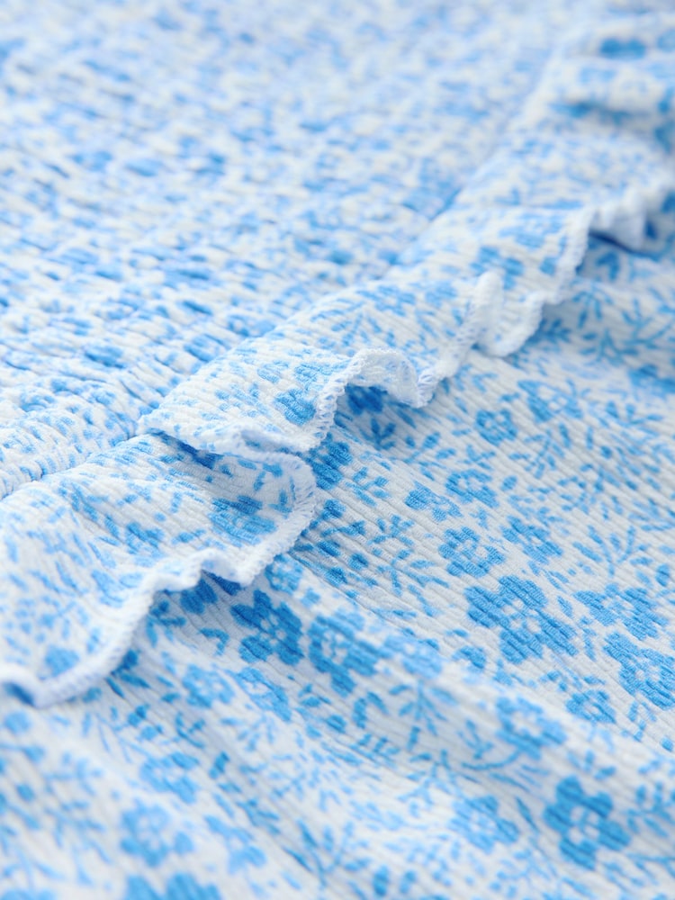 Blue/White Floral Jumpsuit (3-16yrs) - Image 7 of 7
