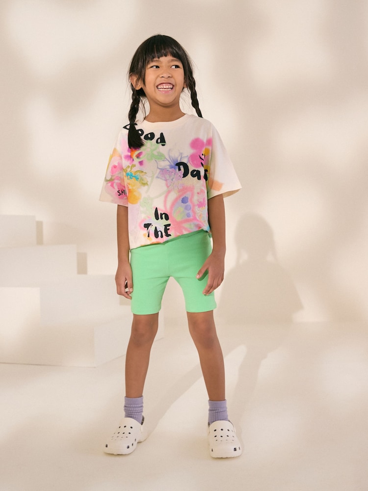 Green Cycle Shorts (3-16yrs) - Image 1 of 4
