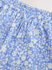 Blue Floral Print Wide Leg Trousers (3-16yrs) - Image 7 of 9