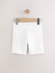 Lilac/White/Rainbow Cycle Shorts 3 Pack (3-16yrs) - Image 5 of 7