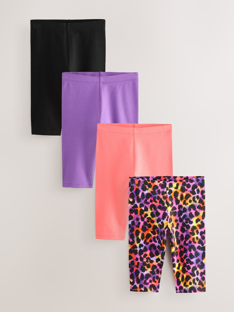 Animal/morado/coral - Leggings crop (3-16 años) - Imagen 1 de 8 Animal/morado/coral - Leggings crop (3-16 años) - Imagen 1 de 8