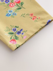 Amarillo floral - Pantalones cortos de ciclista (3-16 años) - Imagen 4 de 4