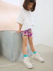 Pink Graffiti Cycle Shorts (3-16yrs) - Image 4 of 4
