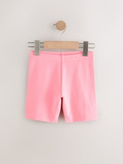 Pink/Blue Floral Cycle Shorts 3 Pack (3-16yrs) - Image 5 of 7
