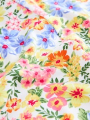 Pink/Blue Floral Cycle Shorts 3 Pack (3-16yrs) - Image 6 of 7