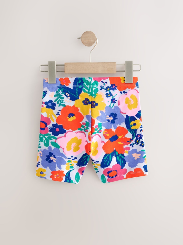 Multi Flower Cycle Shorts 3 Pack (3-16yrs) - Image 3 of 7