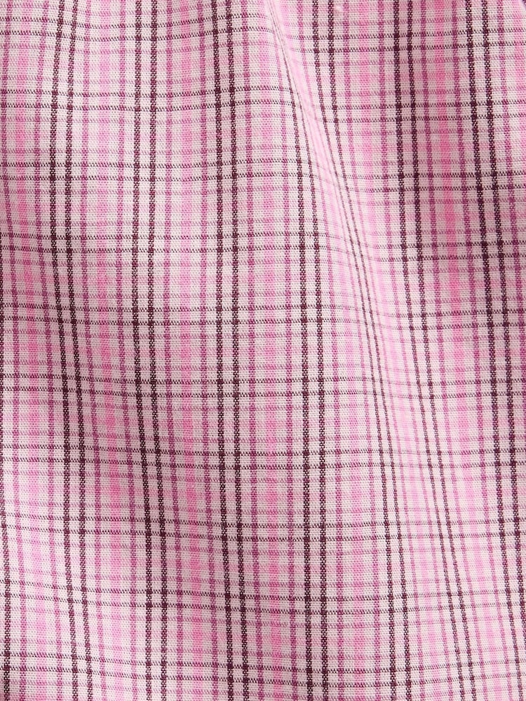Rosa, kariert - Gap Poplin Pyjamas Boxer Shorts - Bild 5 von 5
