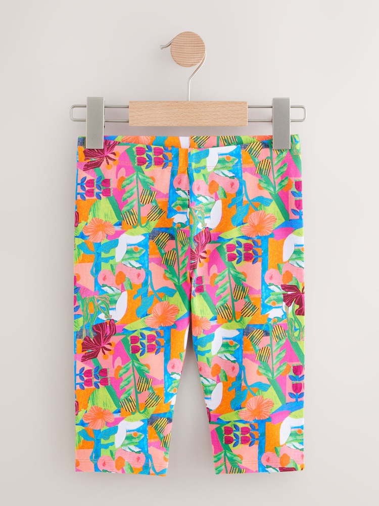 Tropisch roze - Cropped legging (3-16 jr) - Image 1 of 1