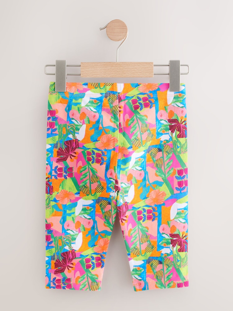 Tropical Pink 1 Pack Cropped Leggings (3-16yrs) - Image 2 of 4