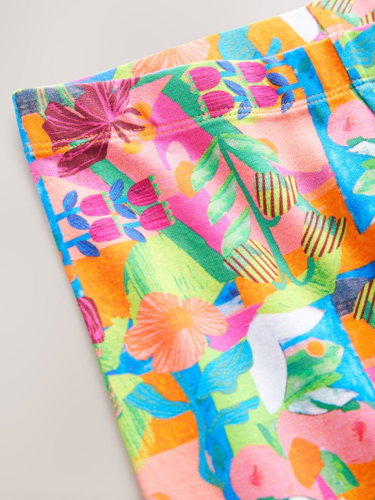 Tropical Pink 1 Pack Cropped Leggings (3-16yrs) - Image 3 of 4