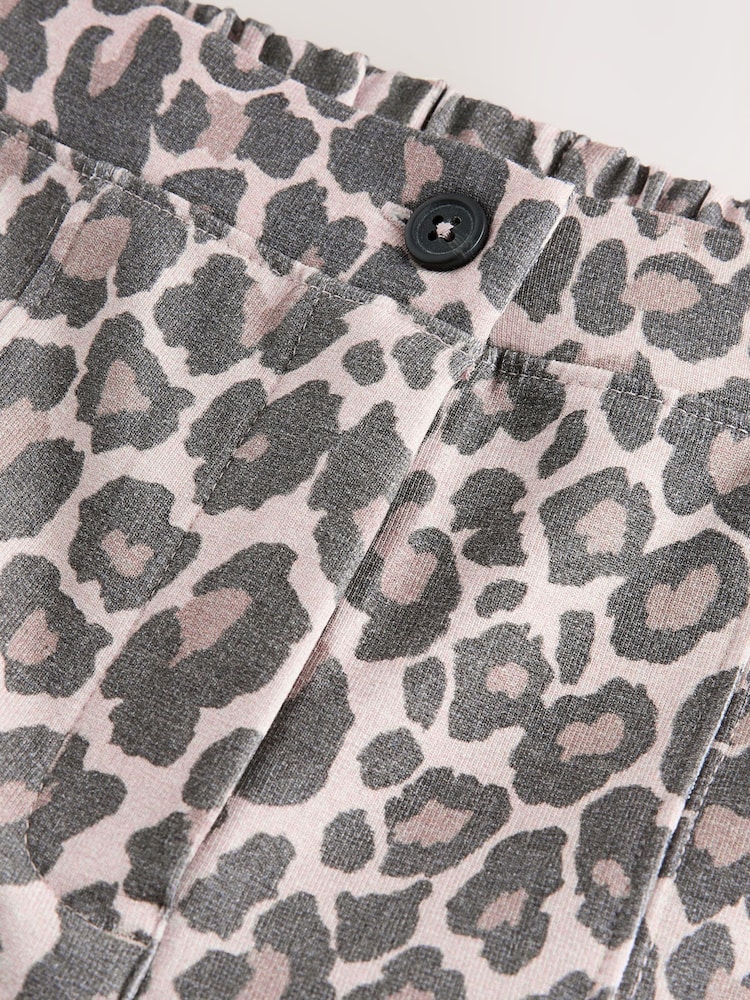 Animal Print Capri Cropped Leggings (3-16yrs) - Image 8 of 8
