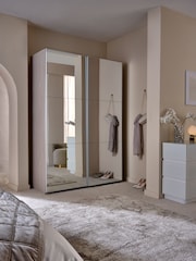 Mirror Sloane Glass 1.5m Sliding Wardrobe - Image 2 of 12