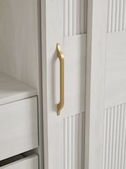 White Evie Statement Oak Effect 1.5m Sliding Wardrobe - Image 13 of 15