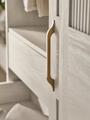 White Evie Statement Oak Effect 1.5m Sliding Wardrobe - Image 4 of 15