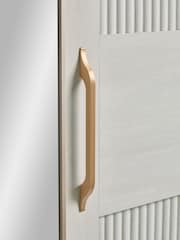 White Evie Statement Oak Effect Triple Wardrobe - Image 12 of 12