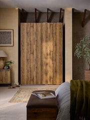Dark Bronx Oak Effect 1.5m Sliding Wardrobe - Image 2 of 12