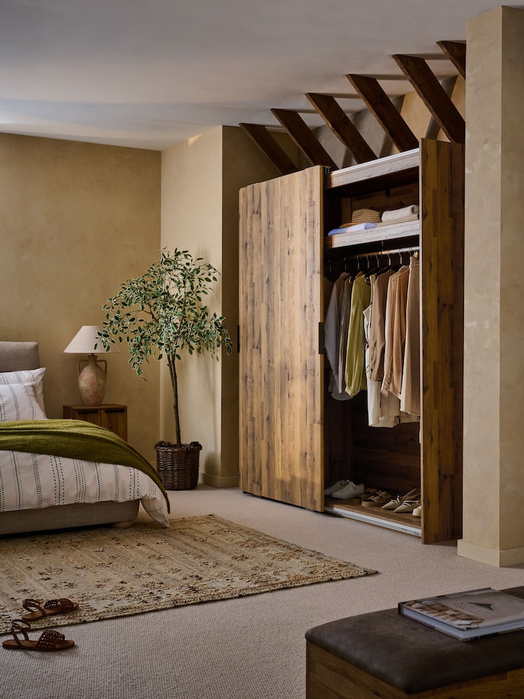 Dark Bronx Oak Effect 2m Sliding Wardrobe - Image 1 of 13