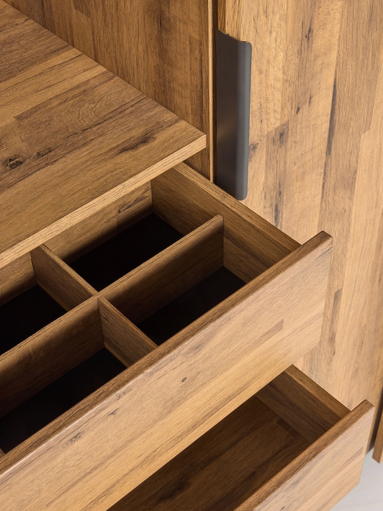 Dark Bronx Oak Effect 2m Sliding Wardrobe - Image 13 of 13