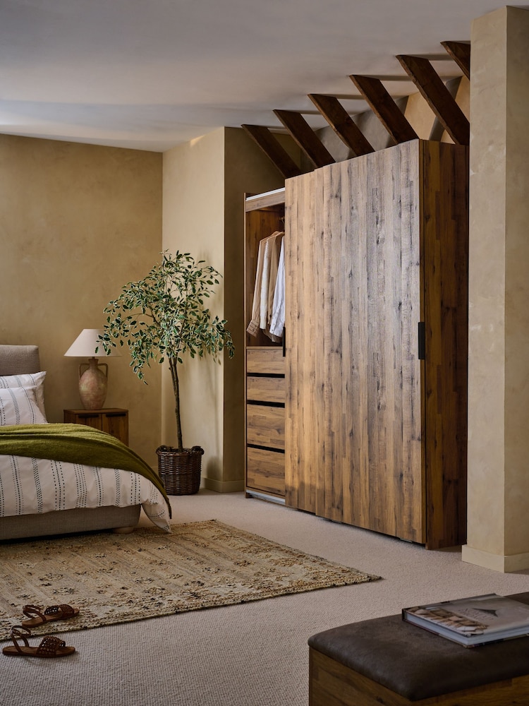 Dark Bronx Oak Effect 2m Sliding Wardrobe - Image 2 of 13
