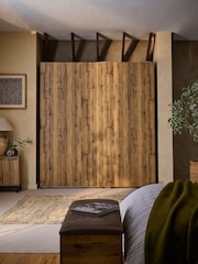Dark Bronx Oak Effect 2m Sliding Wardrobe - Image 3 of 13